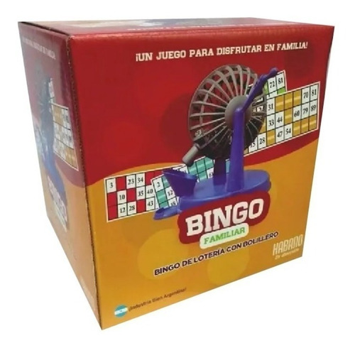 Imagen 2 de 2 de Juego de mesa Bingo Familiar Habano 1003