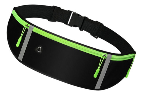 Cinto De Corrida Para Corrida, Com Furo Para Fone De Preto