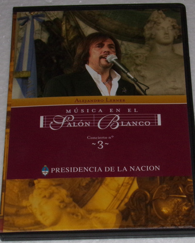 Alejandro Lerner Musica En El Salon Blanco Dvd Kktus