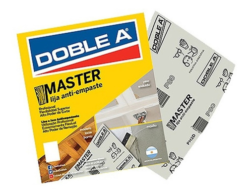 Lija Master Anti Empaste Doble A Pack X 10 Mm