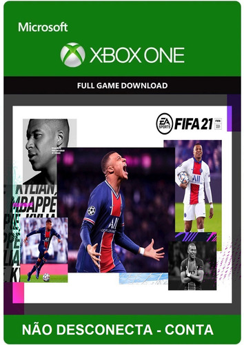 Fifa 21 Xbox One Mídia Digital - Original Em Português