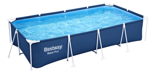 Alberca Bestway Estructural Familiar 400x211cm Exterior Azul