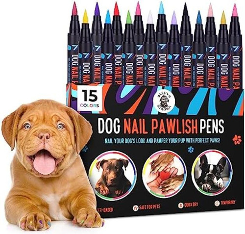 Bolígrafos De Esmalte De Uñas Para Perros De Secado Rápido, 