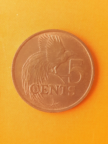 Monedas Trinidad Y Tobago 1983 5 Cent. (Usado)