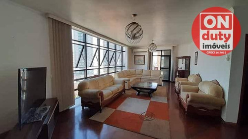 Imagem 12 de 23 de Maravilhoso Apartamento Com 4 Suítes Para Alugar, 280 M² Por R$ 8.000/mês - Ponta Da Praia - Santos/sp - Ap7651