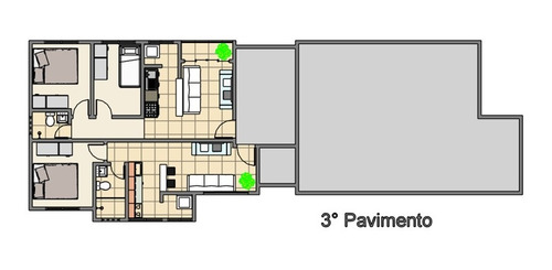 Imagem 5 de 8 de Apartamento Com 3 Quartos Para Comprar No Alvorada - 4ª Seção Em Ibirité/mg - 7433
