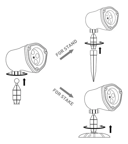 Proyector De Luces Navideñas Con Diseño De Copos De Nieve Pa