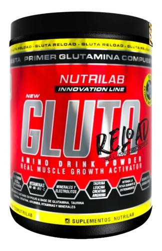 Glutamina Reload X 300g Nutrilab