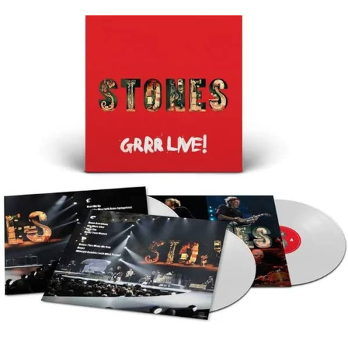 Vinilo The Rolling Stones Grrr Live! 3 Lp White Vinyl.