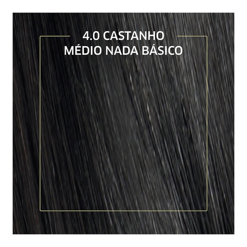 Tinta Coloração Creme Permanente Castanho Médio 4.0 Biocolor