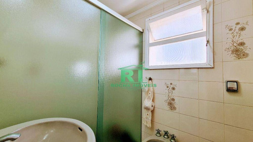 Imagem 5 de 19 de Apartamento Na Praia, Vista Para O Mar, Sacada, 2 Dormitórios + Dependência De Empregada, 1 Vaga De Garagem, Pitangueiras, Guarujá/sp - Ap5529