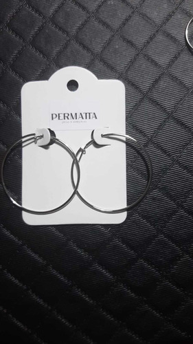 Imagem 1 de 2 de Brinco Prateado G Argola