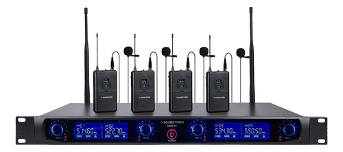 Sound Town Sistema De Micrófono Inalambrico Uhf Profesion...