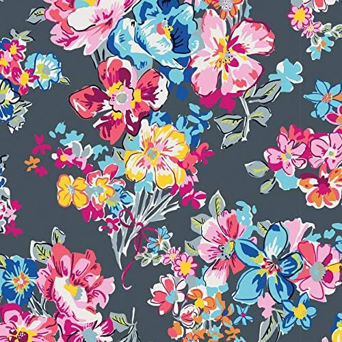 Vera Bradley Mochila Campus De Algodón Para Mujer, Pretty Po