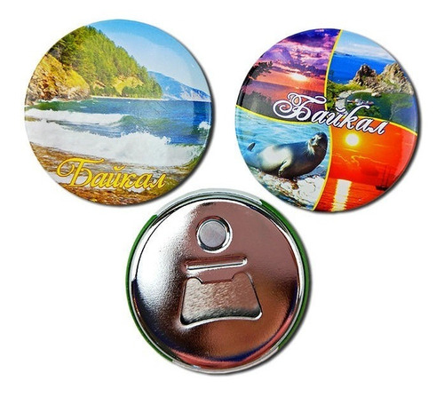 Imagen 5 de 8 de Pack 100 Chapitas Destapador Magnetico Iman 58mm Porta Foto