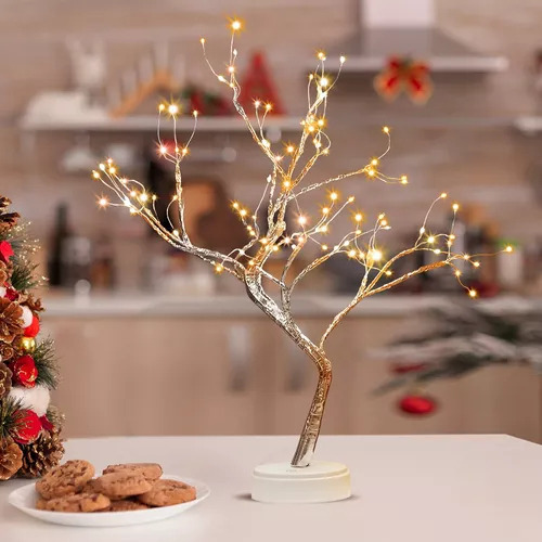 Árbol Artificial Led Con Batería De Luces/usb