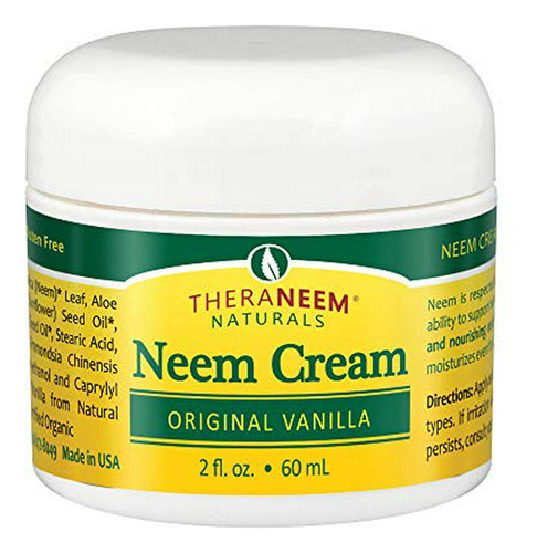 Crema De Neem Organix 2 Oz. Vainilla.