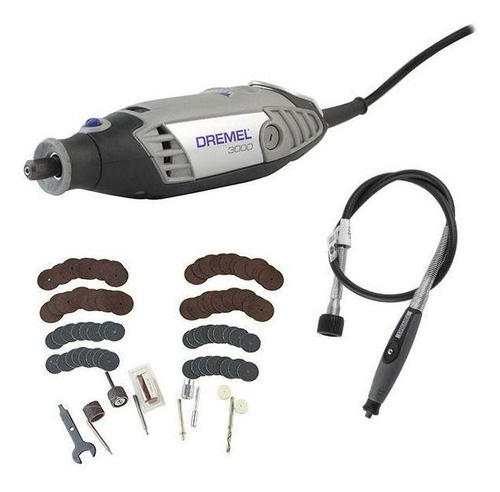 Imagem 3 de 12 de Dremel Bosch Micro Retífica 3000 Velocidade Variável