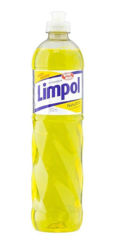 Pack Detergente Líquido Neutro Limpol 6 Unid De 500ml