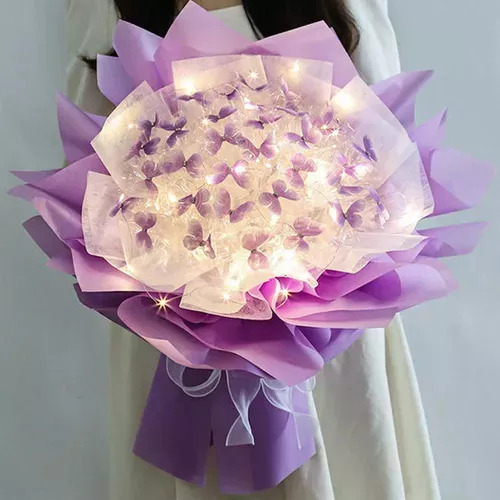 Un Ramo De Mariposas Hecho A Mano Para Regalar A Tu Novia