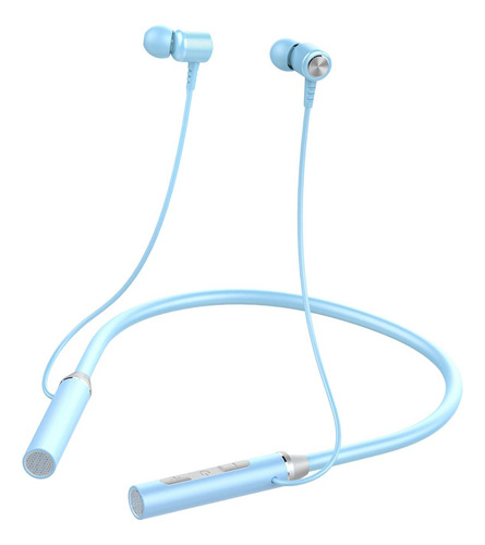 5 Auriculares Inalámbricos Con Banda Para El Cuello Azul