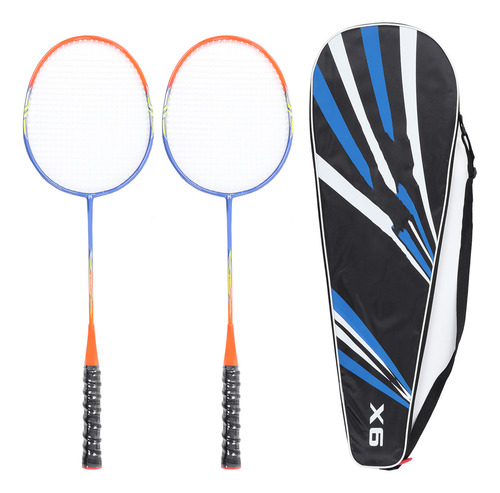 Juego De 2 Raquetas De Bádminton De Ferroaleación De Una Pie