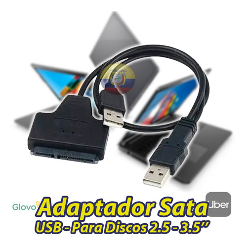 Cable Datos Usb 3.0 A Sata Para Discos Duros Hdd Y Ssd