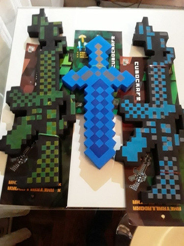 Minecraft Combo Dos Ametralladoras Mas Espada Dia Del Niño
