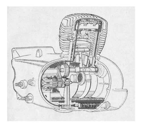 Imagen 9 de 9 de Gilera 150 Super Sport 1958