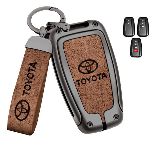 Ys Apply To Capa De Chave Cromada Premium Para Toyota Rav4