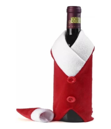 2x Funda Para Botella De Vino Diseño Navideño Navidad