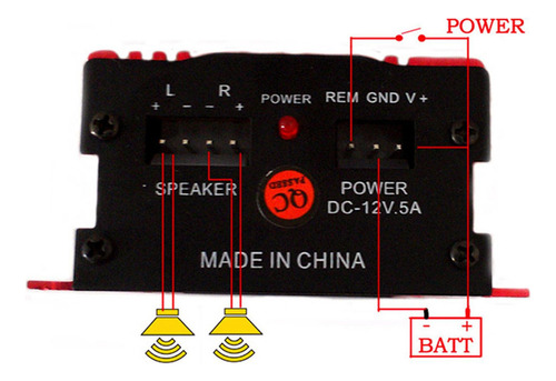 Pc Amplificador Estéreo For Automóvil Amplificador De 2