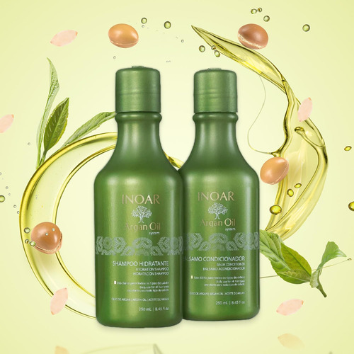 Conjunto De Shampoo E Condicionador Inoar Y Argan Oil