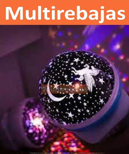 Imagen 1 de 4 de Lampara Giratoria Diseño Unicornio