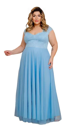 Vestido plus size longo mercado livre 2025