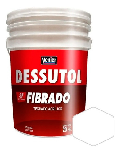 Dessutol Fibrado Venier 3f | +3 Colores | 20kg Color Blanco