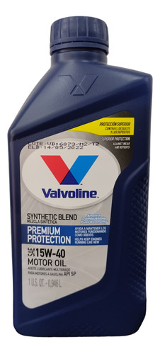 Aceite 15w40 Semi Sintetico Valvoline 