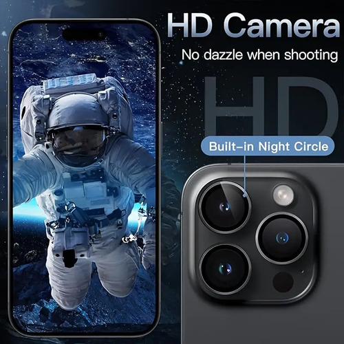 Protector Indiv Lente Cámara Compatible iPhone 15 Pro Max