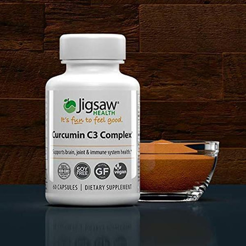 Jigsaw Health Curcumin C3 Complex, 60 Cápsulas Setaf