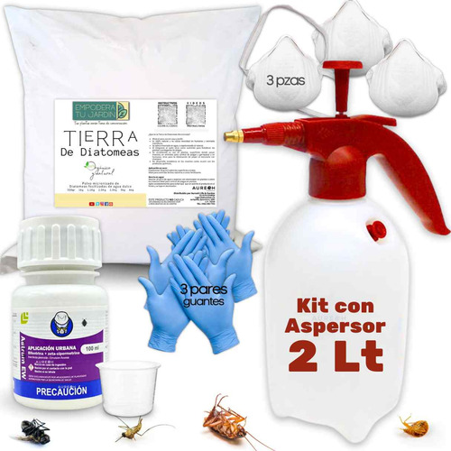 Kit Mata Chinches Diatomeas Insecticida Astrum Ew Aspersor