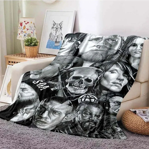 Cobertor 150x200cm Soa Fear The Reaper Sons Of Anarchy The D