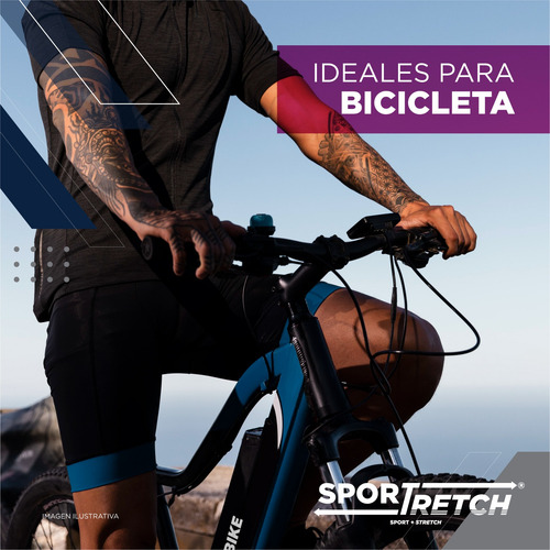 Short Deportivo Stretch Para Hombre Con Licra Entrenamiento