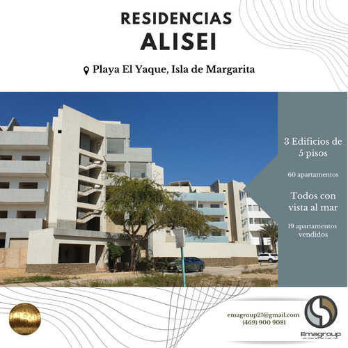 Imagen 2 de 10 de Alisei Apartamentos Nuevos En Venta Playa El Yaque Margarita