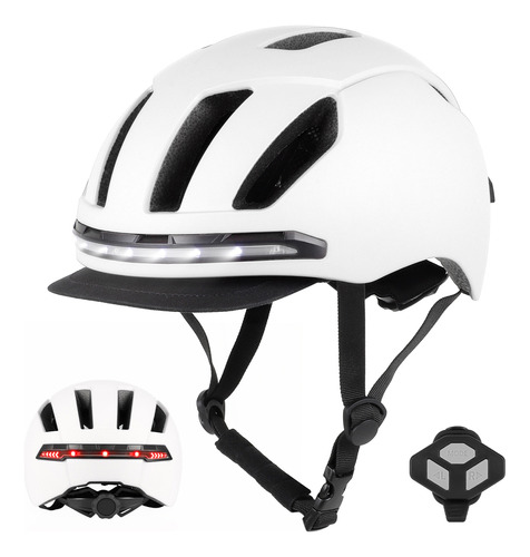 Nuevo Casco Ciclismo Led Señal Giro Transpirable.cómodo In