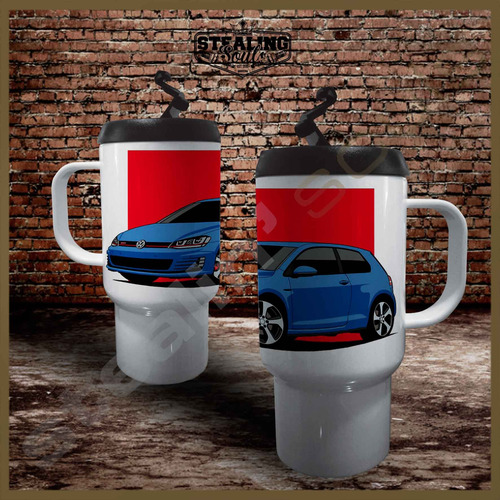 Imagen 1 de 2 de Jarro Termico Café | Volkswagen #0020 | Gti Kombi Vw Gli