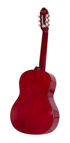 Imagen 3 de 11 de Guitarra Criolla Parquer Custom Niño 1/4 Chico Rojo