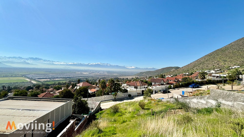 Terreno En Pendiente Con Vista Despejada A Santiago