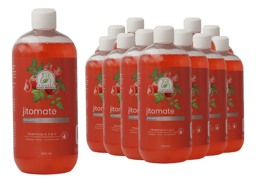 Shampoo De Jitomate Stop Caída (500ml) 12 Pack