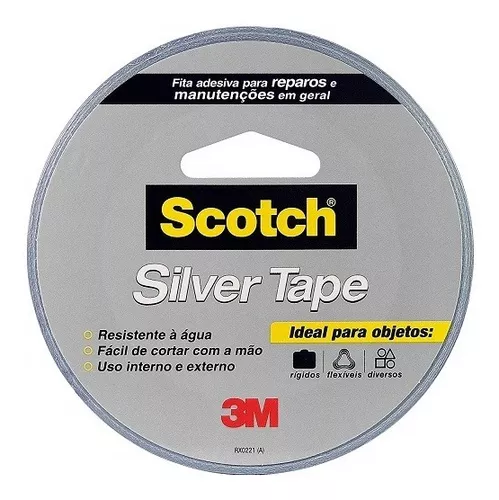 Fita Silver Tape 3m Scoth 45mm X 25m