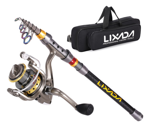 Kit De Cañas De Pescar Spinning Cod Combo Lixada Reel